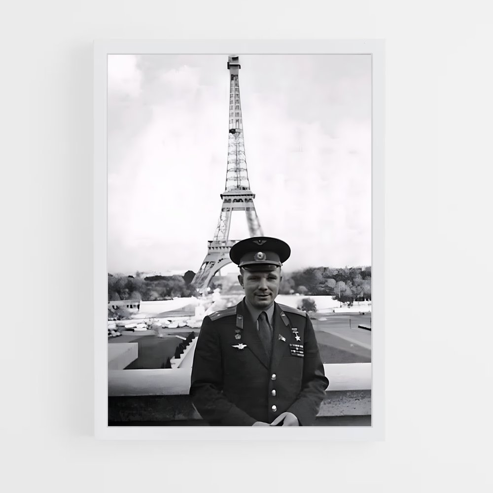 Poster Gagarin à Paris – affiche Astronautes (vue 3)